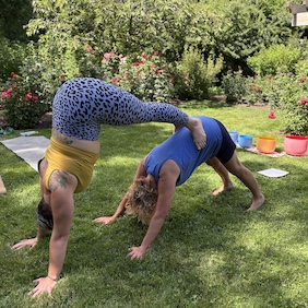 Partner yoga classes in Penticton at Steady Effort Yoga • Wellness • Sound.
