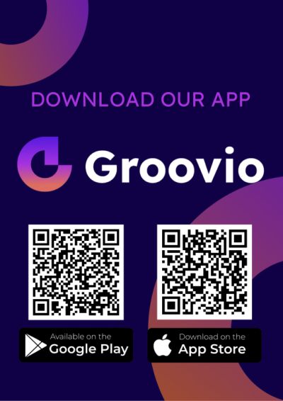 QR code Groovio app for Steady Effort Yoga • Wellness • Sound 