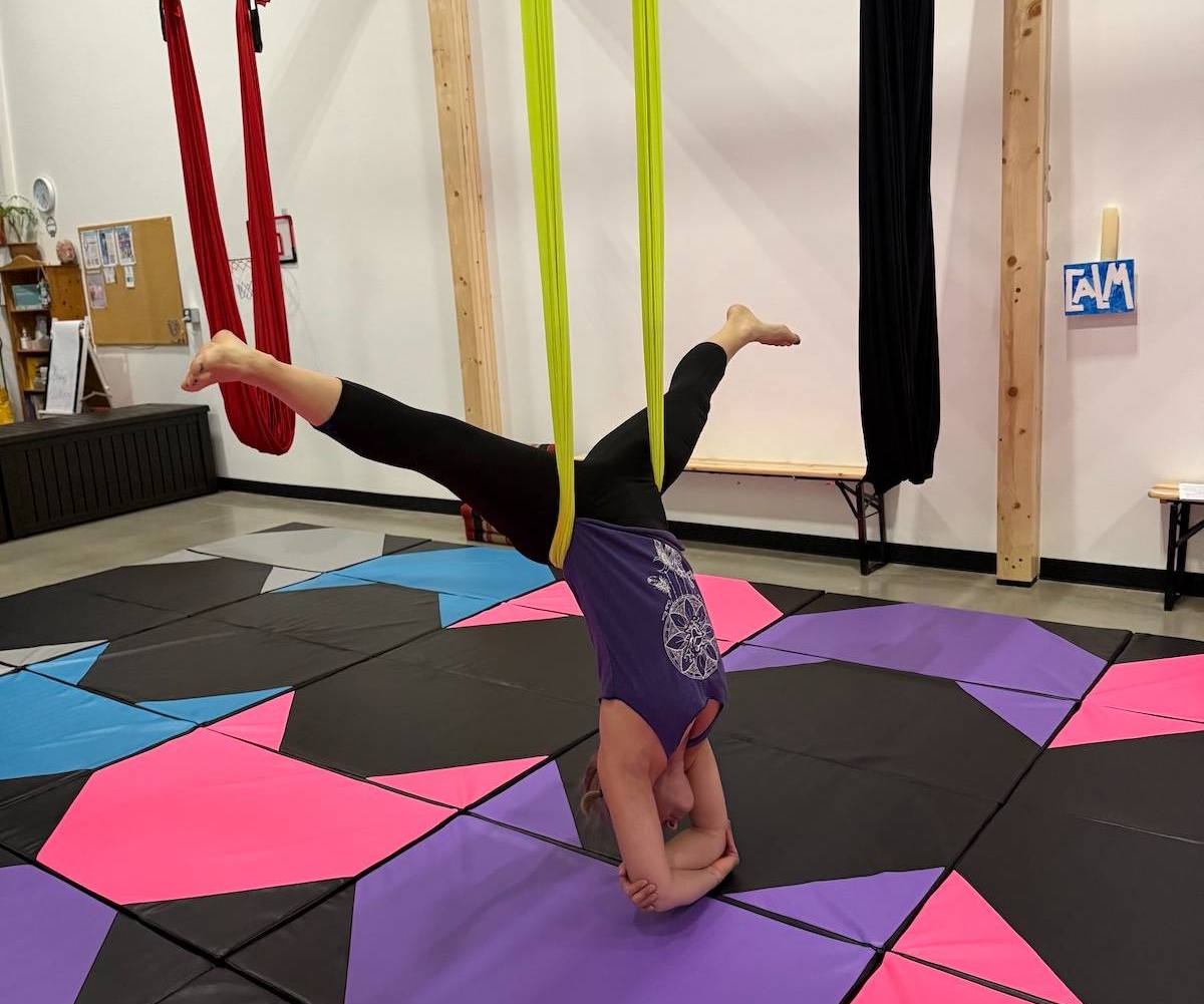 Beginners Aerial Workshop at Steady Effort Yoga Wellness Sound.