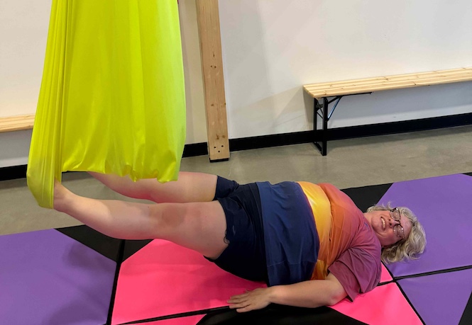 beginners-aerial-yoga-penticton-steady-effort-yoga copy Beginners aerial yoga in Penticton at Steady Effort Yoga • Wellness • Sound.