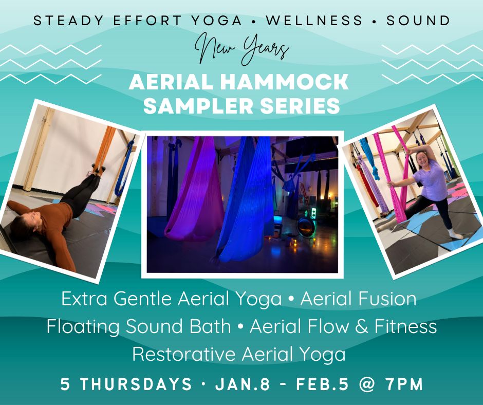 Aerial Hammock Sampler Series starting in the New Year 2026.